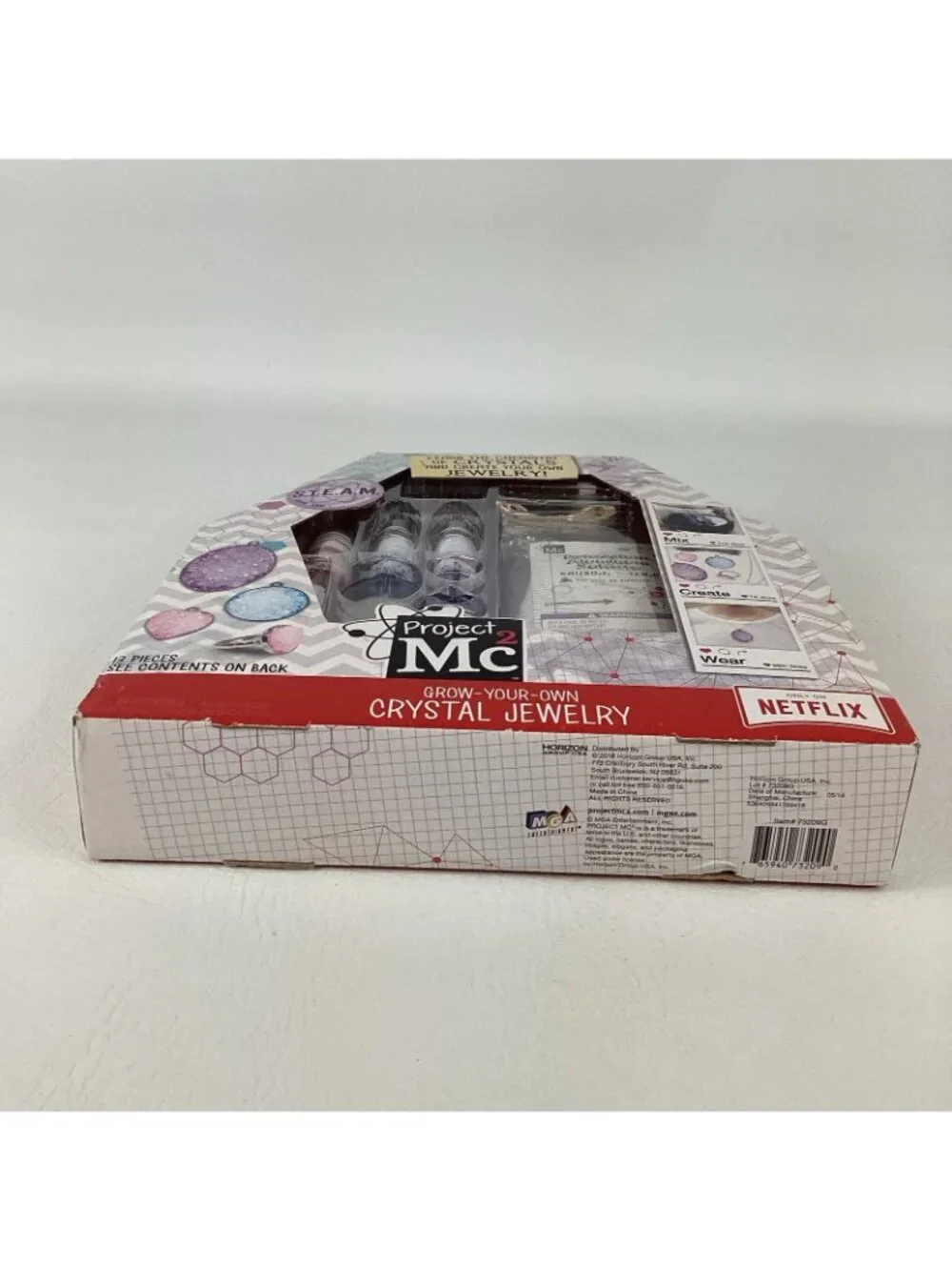 Project MC2 Grow Your Own Crystal Jewelry Kit STEAM Craft Set 2018 MGA New